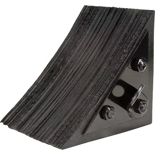 Wheel Chock, 8" x 8" x 8", Black