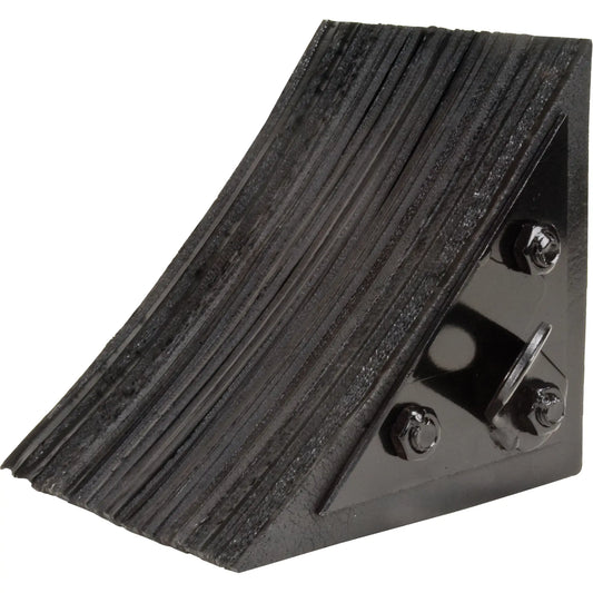 Cale de roue, 8" x 8" x 8", noir