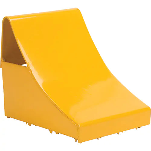 Ice Chocks, Steel, Yellow, 8" W x 10-1/2" D x 9-1/4" H