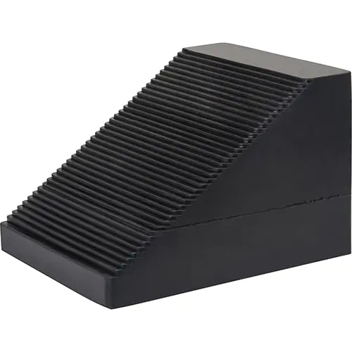 Wheel Chock, 10-5/8" x 8-5/8" x 7", Black