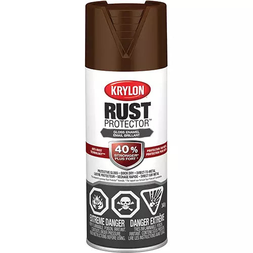 Rust-Oleum Gloss Paint, Leather Brown, 469005