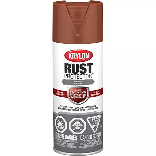 Rust Protector® Rust Preventative Enamel, Red Oxide Primer, Very Flat, Aerosol, 454g