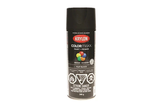 45546 Flat Black Paint + Primer, 454g