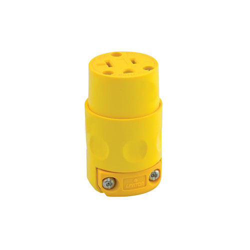 20A NEMA 5-20R Connector Yellow