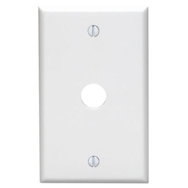 2-Gang Duplex Wallplate Thermoset White
