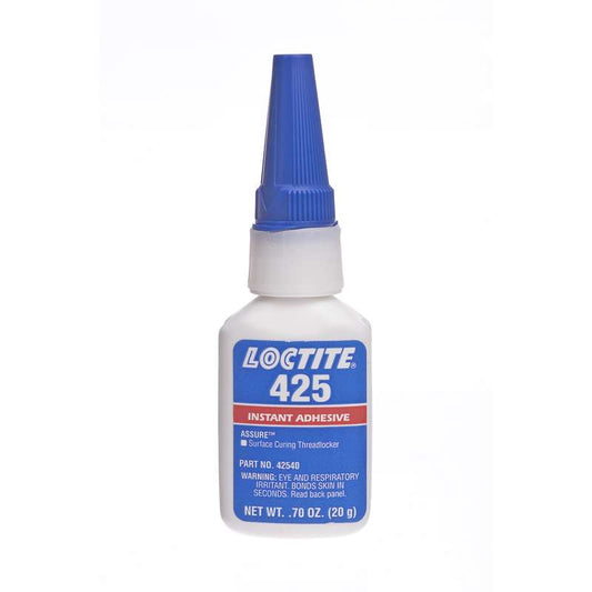 LOCTITE® 425, Ethyl Cyanoacrylate/Aliphatic Ester Adhesive, 20 g Bottle