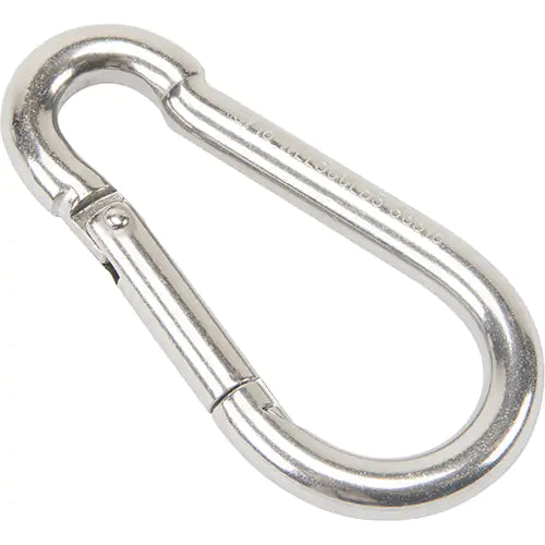 Stainless Steel Snap Hook, 500 lbs (0.25 tons) Working Load Limit, 5/16" Size, 1/2" Eye