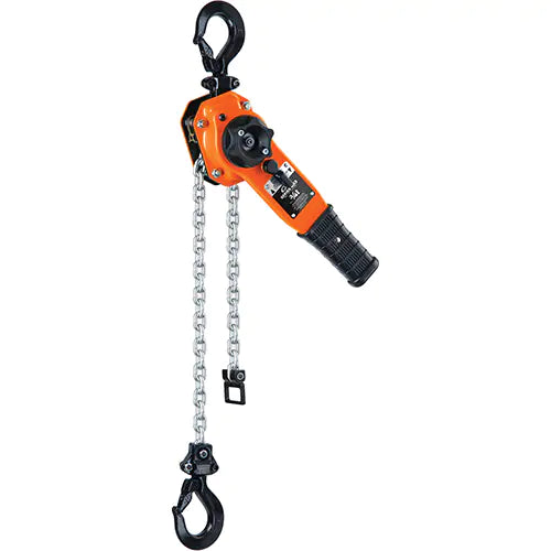 Palan à levier à cliquet série 653™-A, levée de 10 pi, capacité de 1500 lb (0,75 tonne), chaîne en acier
