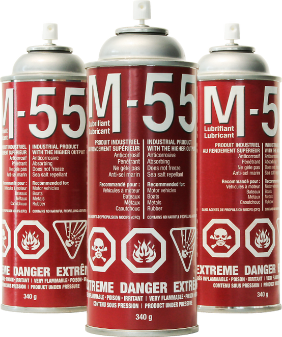 M-55 industrial lubricant spray can 340g