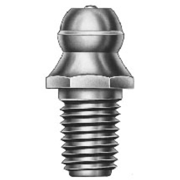 Grease fitting 1/4-28  x 11/16 length, 12/bx