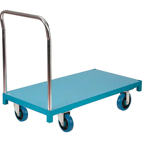 Chariot à plateforme, 36 po L x 24 po l, capacité de 1 200 lb, roulettes en caoutchouc