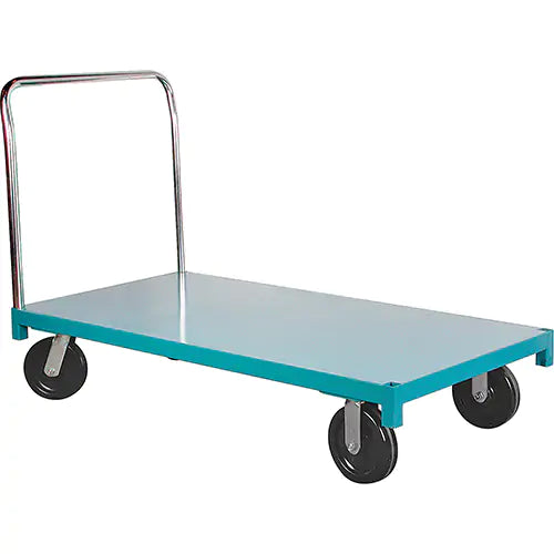 Chariot à plateforme, 60 po L x 30 po l, capacité de charge de 1 400 lb, roulettes en nylon