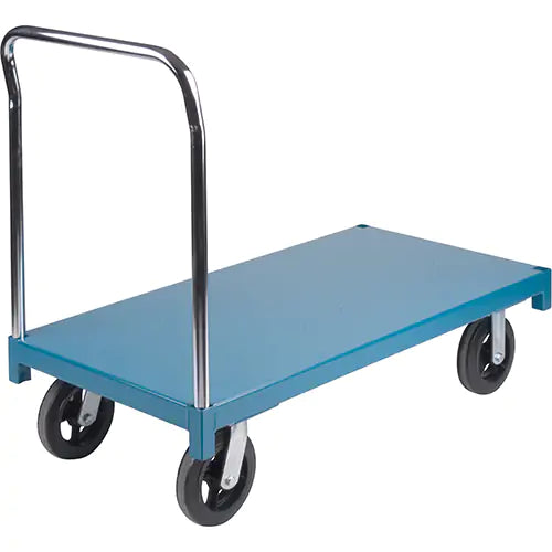 Heavy-Duty Platform Truck, 48" L x 24" W, 2000 lbs. Capacity, Rubber Casters