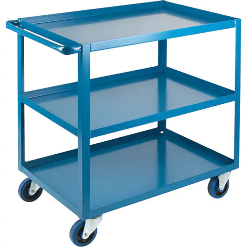Heavy-Duty Shelf Cart, 3 Tiers, 24" W x 36" H x 51" D, 1200 lbs. Capacity