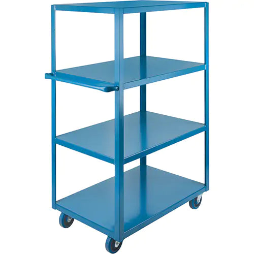 Heavy-Duty Shelf Cart, 4 Tiers, 24" W x 48" H x 36" D, 1200 lbs. Capacity