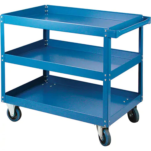Shelf Carts , 3 Tiers, 24" W x 48" H x 36" D, 900 lbs. Capacity