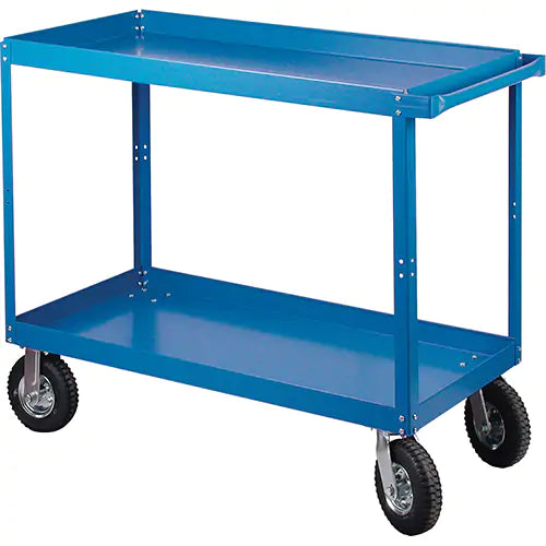Shelf Carts , 2 Tiers, 24" W x 40" H x 48" D, 900 lbs. Capacity