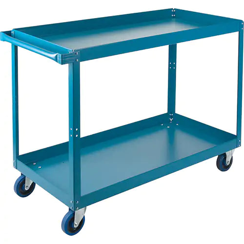 Shelf Carts , 2 Tiers, 24" W x 36" H x 48" D, 900 lbs. Capacity