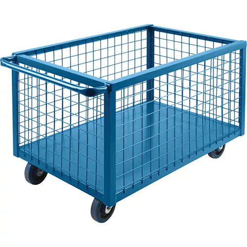 Wire Mesh Box Truck, Steel, 51" L x 24" W x 31.5" H, 16 cu. ft. Volume, 1200 lbs. Capacity