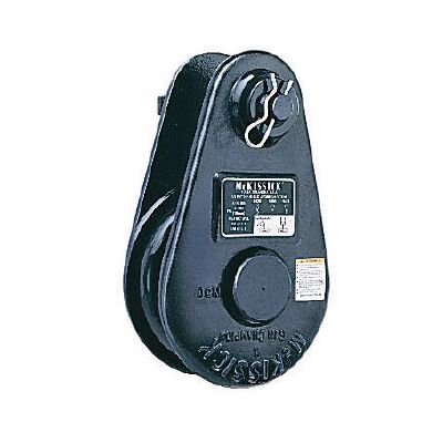 McKissick® Snath Block, Tail Board, Single Sheave, 407, Forged Steel,  20T, 1" - 1-1/8"