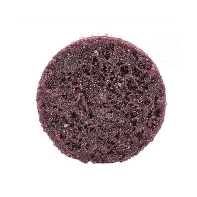 Disque de préparation de surface en oxyde d'aluminium non tissé de 2 pouces TR Type 3 grain 80