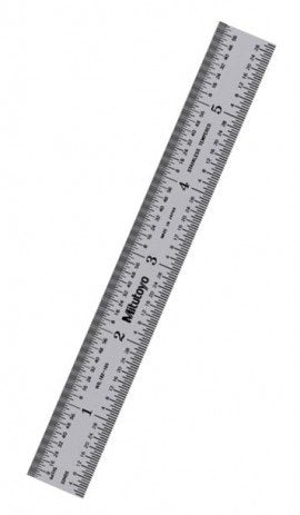 Steel Rule, 6" / 150 mm, 3/4" Width