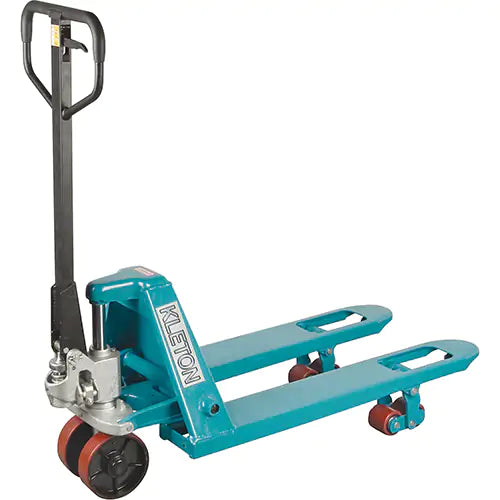 Transpalette hydraulique robuste, acier, 48 po L x 27 po l, capacité de 6 600 lb