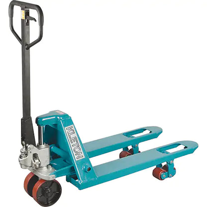 Transpalette hydraulique robuste, acier, 48 po L x 27 po l, capacité de 6 600 lb