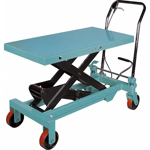 Table élévatrice à ciseaux hydraulique robuste, 40 po L x 20-1/8 po l, acier, capacité de 2 200 lb