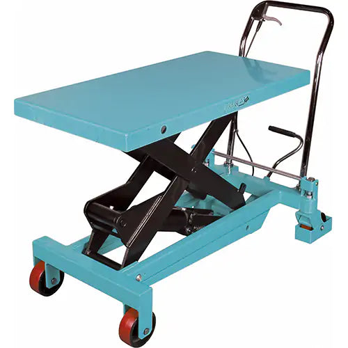 Table élévatrice à ciseaux hydraulique robuste, 40 po L x 20-1/8 po l, acier, capacité de 2 200 lb