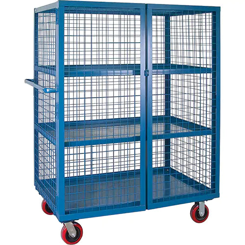 Wire Mesh Truck, 3 Tiers, 51" L x 32" W x 62.5" H, 2400 lbs. Cap.