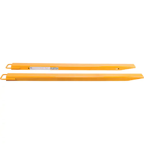 Rallonges de fourche, 63" L x 5" l, pour largeur de fourche de 4"