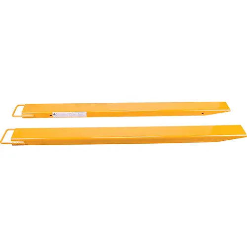 Fork Extensions, 84" L x 6" W, For Fork Width of 5", pair