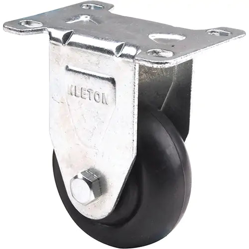 Caster, Rigid, 3" (76 mm), Polyolefin, 250 lbs. (113 kg.)