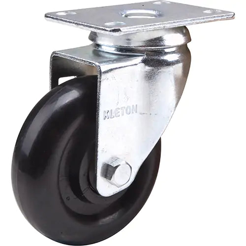 Caster, Swivel, 4" (101.6 mm), Polyolefin, 250 lbs. (113 kg.)