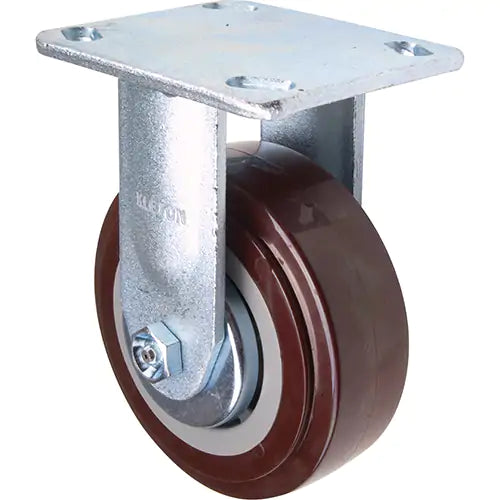 Caster, Rigid, 5" (127 mm), Polyurethane, 650 lbs. (294 kg.)