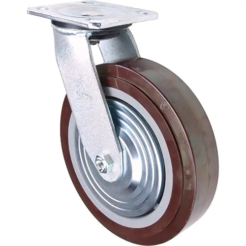 Roulette pivotante, 8 po (203,2 mm), polyuréthane, 1 000 lb (453,6 kg)