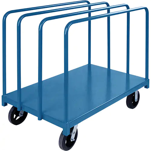 Single Level Rails Heavy-Duty Panel Mover Truck, 48" x 30" x 45", 2000 lbs. Capacity