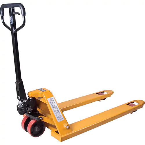 Hydraulic Pallet Trucks, Steel, 42" L x 20-1/2" W, 5500 lbs. Capacity