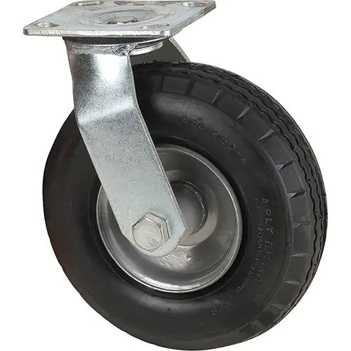 Flat-Free Casters, Swivel, 10" (254 mm), Flat-Free, 300 lbs. (136 kg.)