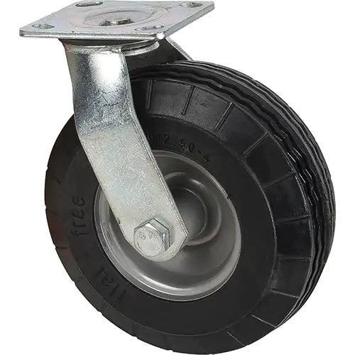 Flat-Free Caster, Swivel, 8" (203.2 mm), Flat-Free, 275 lbs. (125 kg.)
