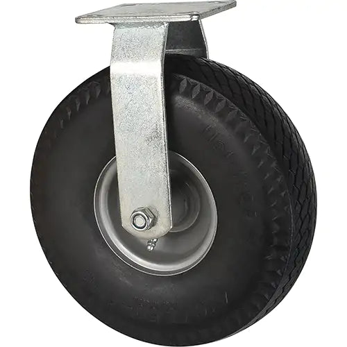 Roulettes increvables, rigides, 10 po (254 mm), increvables, 300 lb (136 kg)