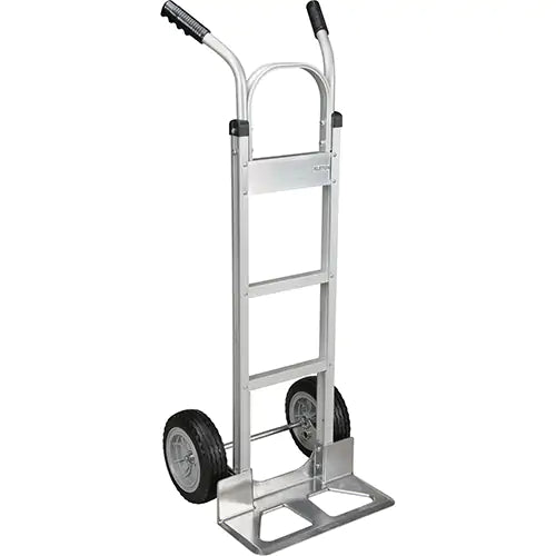 Knocked Down Hand Truck, Dual Handle, Flat-Free Wheels, Aluminum, 50-5/8" Height, 500 lbs. Capacity