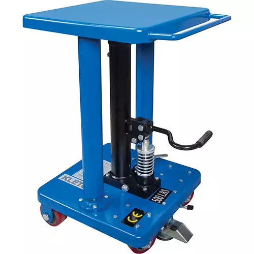 Hydraulic Work Table, 18" L x 18" W, Steel, 500 lbs. Capacity