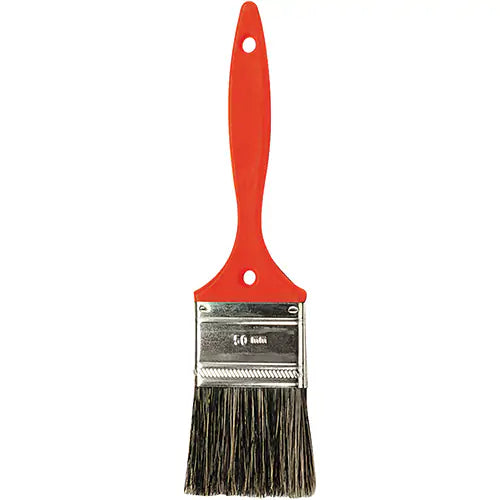 Rubberset® Economy Go Bulk Flat Oil Paint Brush, Natural Bristle, Plastic Handle, 1in