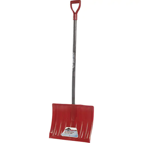 Nordic™ Snow Shovel, Polypropylene Blade, 17-3/4" Wide, D-Grip Handle