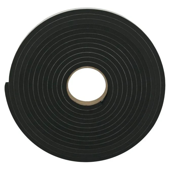 Neoprene Sponge, 3/8 In X 1-1/2 In X 25 Ft