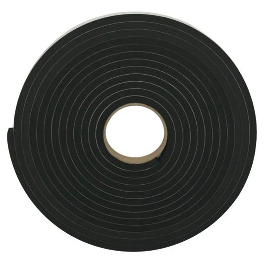 Neoprene Sponge, 3/8 In X 1-1/2 In X 25 Ft