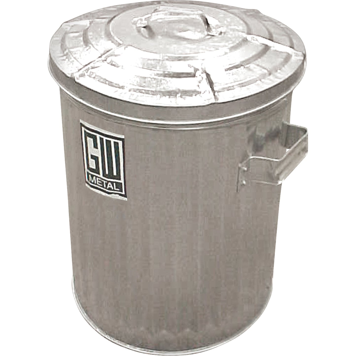 Poubelle acier galvanisé, 24 gal. US