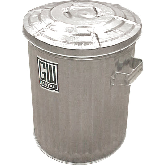 Poubelle acier galvanisé, 24 gal. US